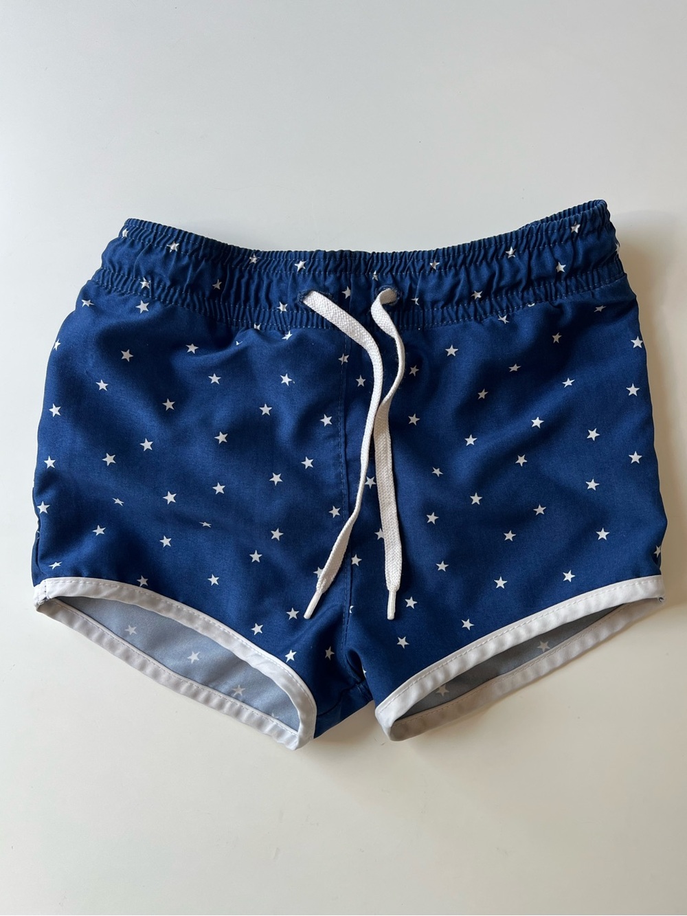 Minnow kids swim shorts navy stars
